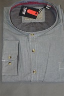 4042 Pánská šedá košile, dl. rukáv, vel. 52,56